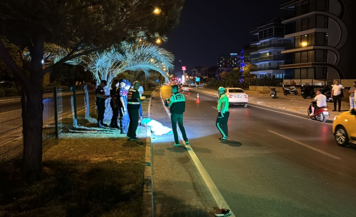 Alanya’da motosikletin çarptığı Ukrayna uyruklu yaya öldü