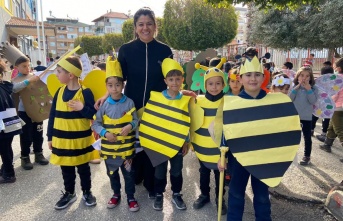 Alanya’da minik öğrencilerden farkındalık etkinliği