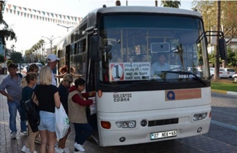 Alanya’da otobüs seferleri iptal edilmeye başlandı