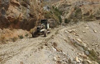 Alanya Belediyesi’nden Yayla yollarına bakım onarım çalışması