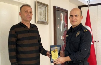 Alanya’da emekli polis memuruna plaket