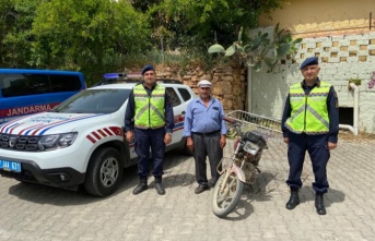 Alanya’da jandarma çalıntı motosikleti uygulamada yakaladı