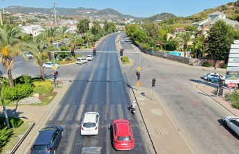 Alanya’da drone destekli trafik denetimi