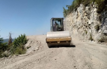 Alanya Bayırkozağacı yolu asfalta hazırlanıyor