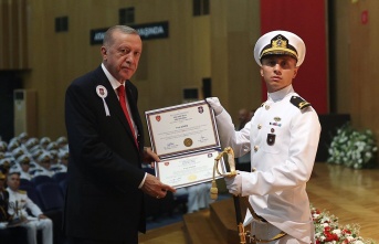 Alanyalı öğrenciye Cumhurbaşkanı Erdoğan'dan plaket