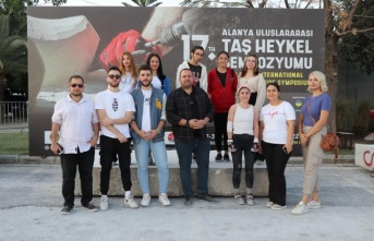 Alanya Uluslararası Taş Heykel Sempozyumu’na yoğun ilgi