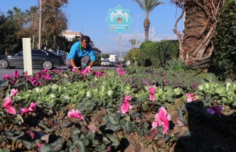 Alanya çiçeklerle donatılıyor