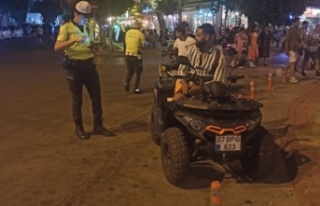 Alanya’da ATV motosikletlere ceza yağdı