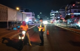 Alanya’da 16 araç trafikten men edildi