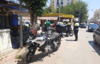 Alanya’da kurallara uymayan motosiklet sürücülerine...