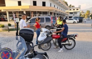 Alanya’da kurallara uymayan motosiklet sürücülerine...