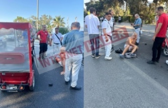 Alanya’da otomobil ile elektrikli motosiklet çarpıştı: 1 yaralı